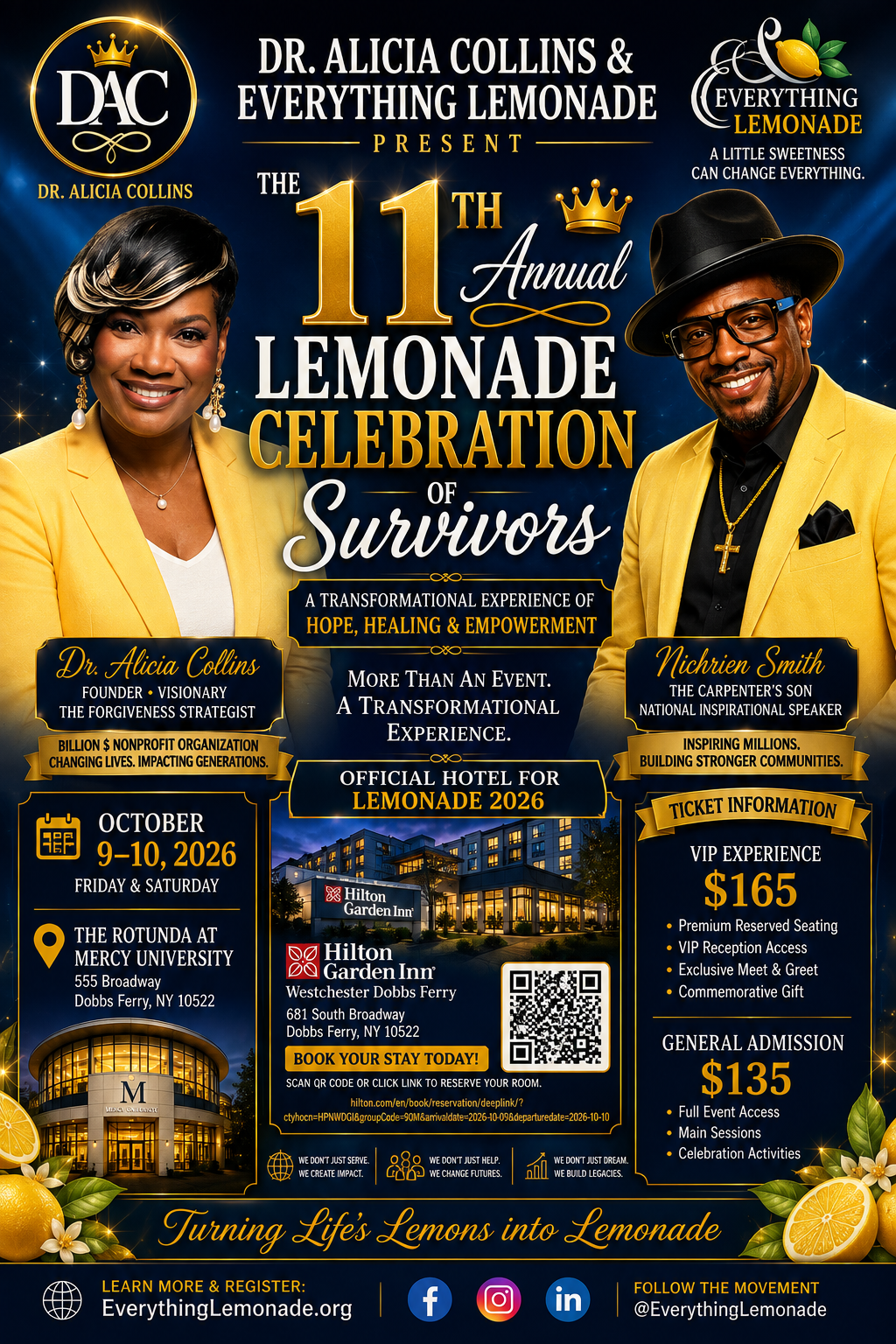 11th Annual Lemonade Celebration of Survivors — Main Speaker Nichrien Smith
