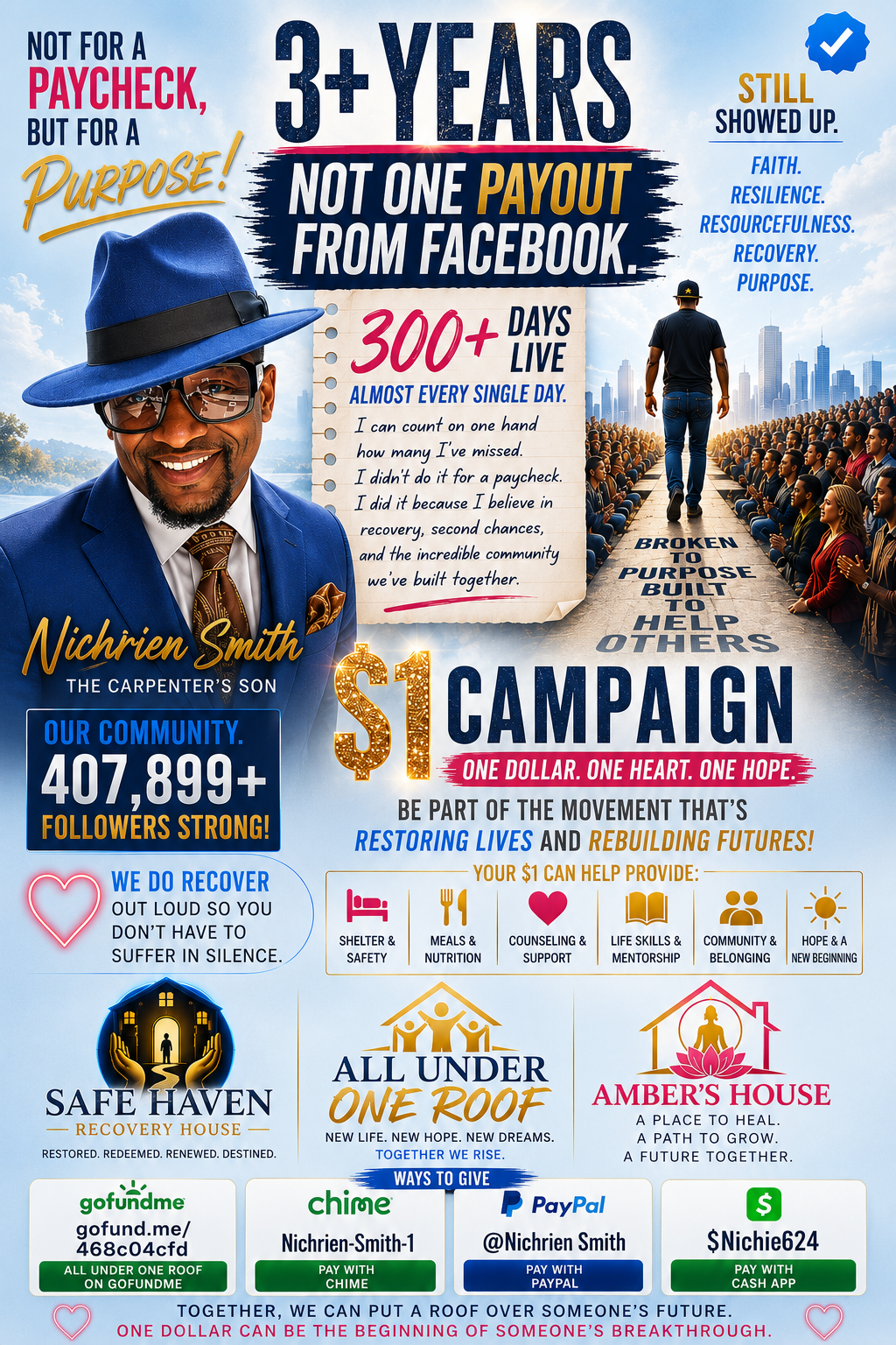 $1 Campaign Kickoff — One Dollar. One Heart. One Hope.
